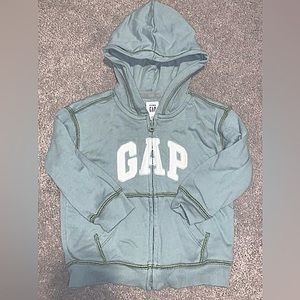Gap Brand new without tags sage green zip up hoodie 12-18 month baby